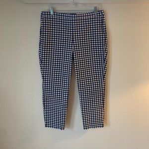 J. Crew Martie Checkered Pants, size 12